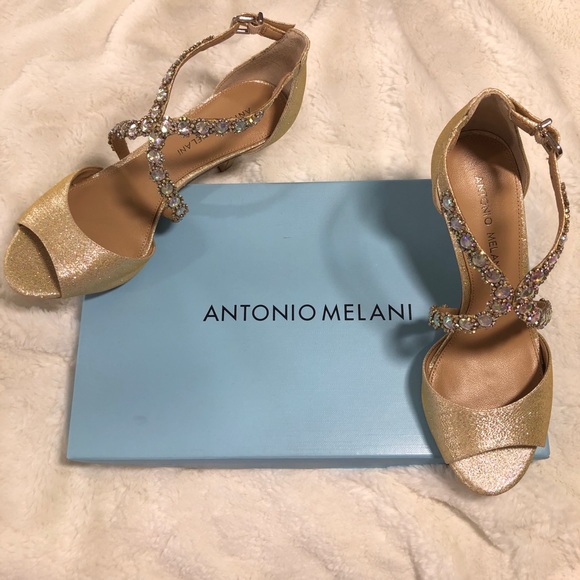 Antonio Melani JAMME Sandal Heels {soft champagne} - Picture 2 of 6